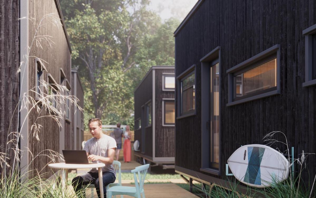 Chalepe 20 Komfortowe Domki "Tiny House" Chalupy Exterior photo